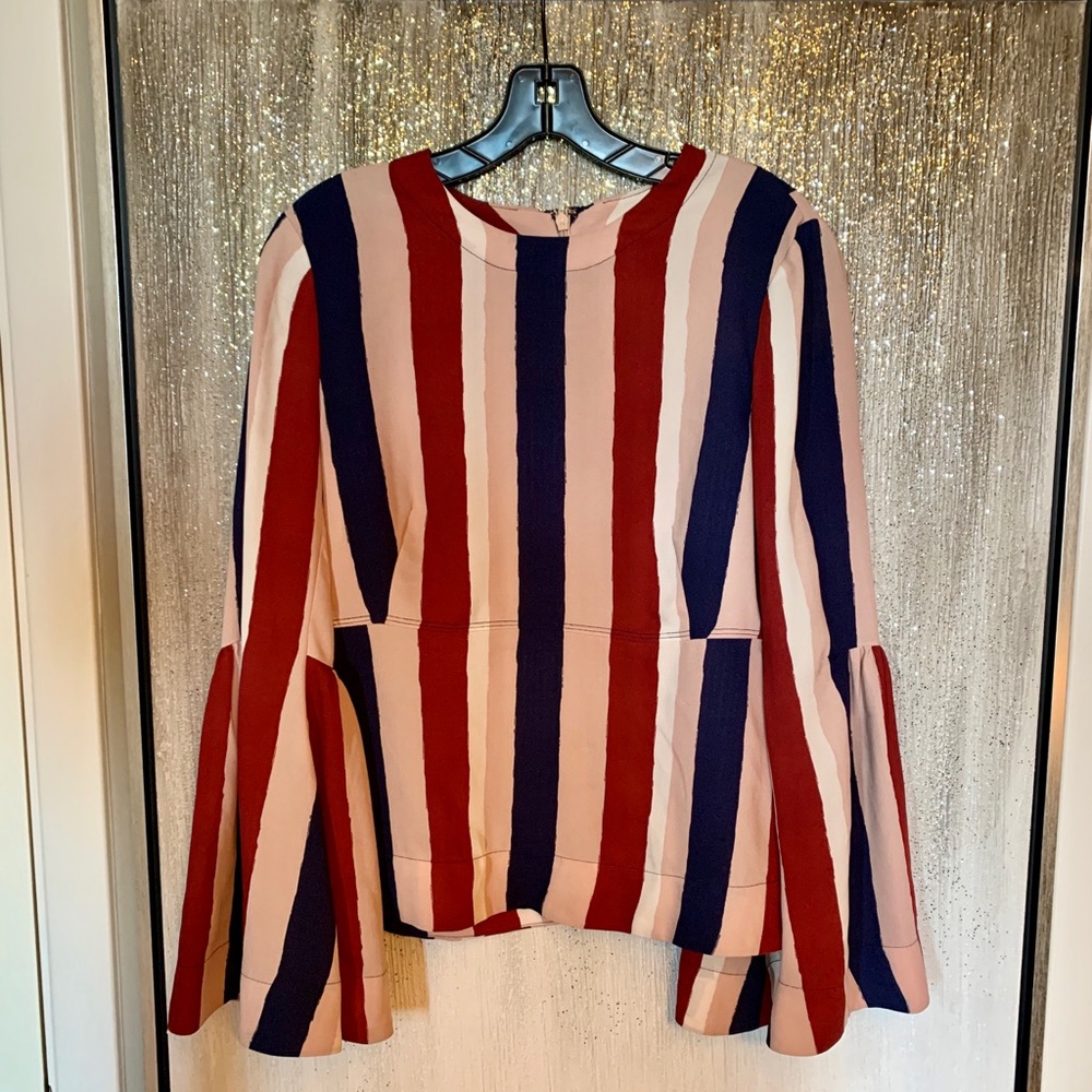 BCBG MaxAzria Striped Blouse